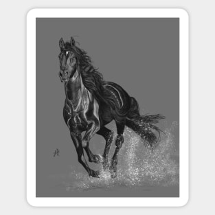 Running Horse Sticker